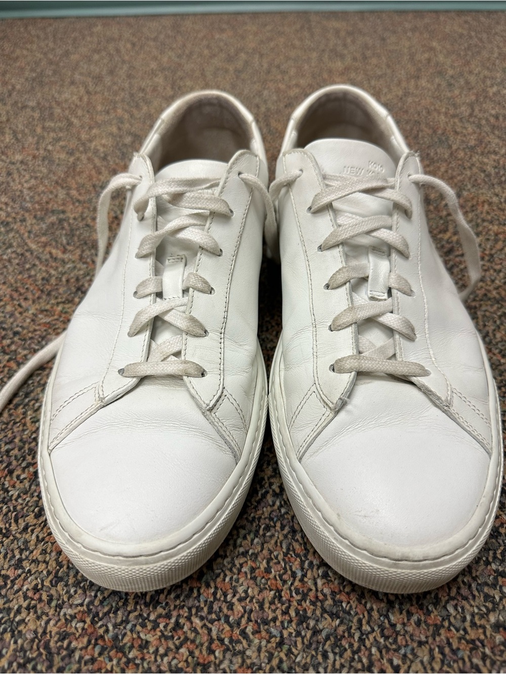 Koio Capri Triple White Men's White Leather Sneakers